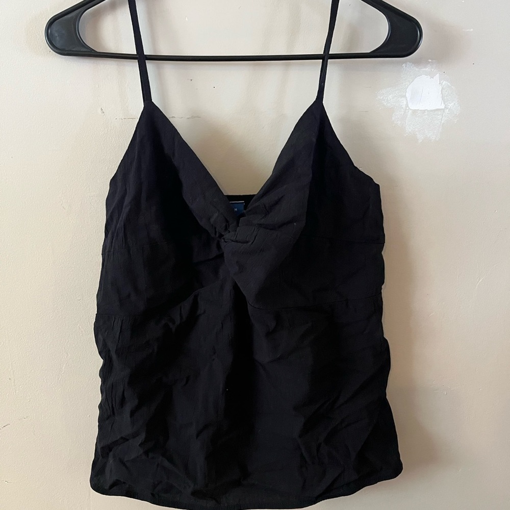 Old Navy Black Tank Top with Twist in front